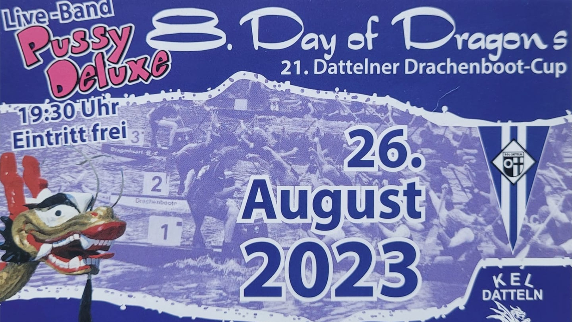 21. Dattelner Drachenboot Cup 8. Day of Dragons / 1. Pinker Deutschland Cup 2023